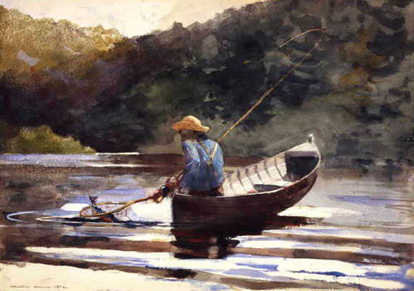 'Boy_Fishing'_by_Winslow_Homer,_1892,_watercolor,_San_Antonio_Museum_of_Art Boy Fishing by Winslow Homer 1892 watercolor San Antonio Museum of Art Favorite Quotes & Words of Wisdom